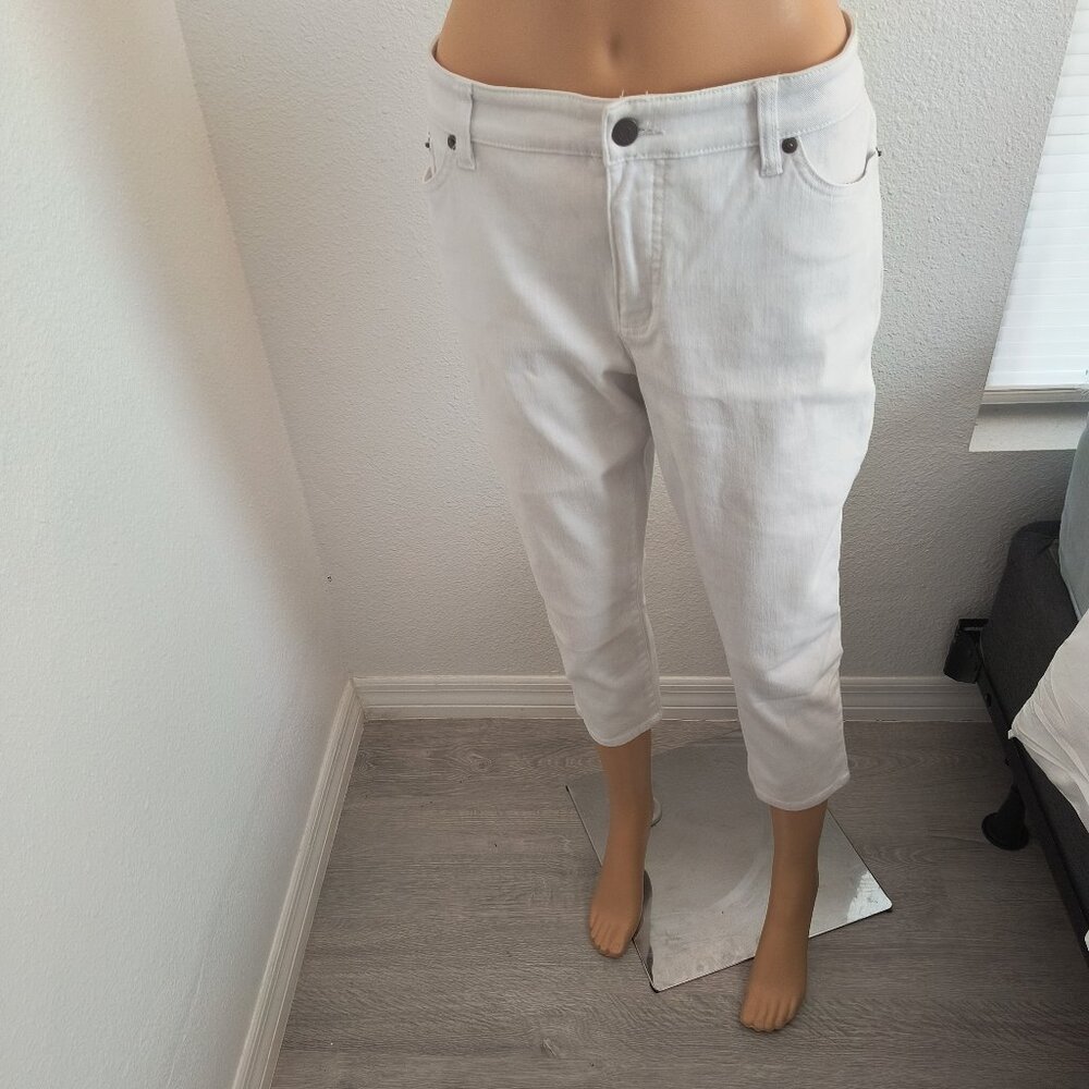 White Ralph Lauren Cropped Jeans